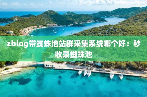 zblog带蜘蛛池站群采集系统哪个好：秒收录蜘蛛池